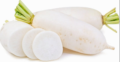 Daikon Radish Seeds – 100 Repacked Seeds | Crisp, Nutritious Root Vegetable for Home Gardens