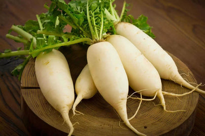 Daikon Radish Seeds – 100 Repacked Seeds | Crisp, Nutritious Root Vegetable for Home Gardens